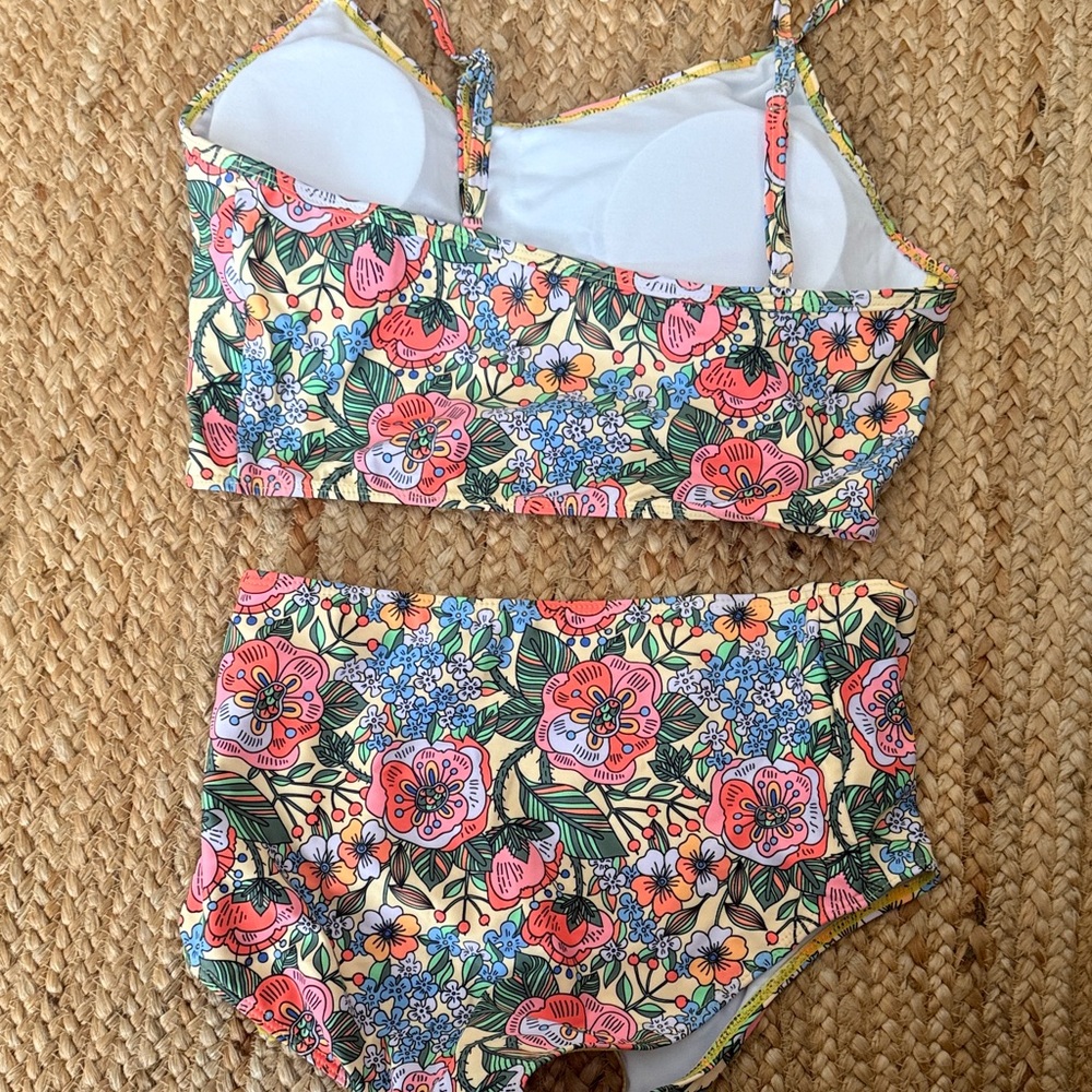 SHEIN Floral Bikini Set - Multicolor - Picture 3 of 3